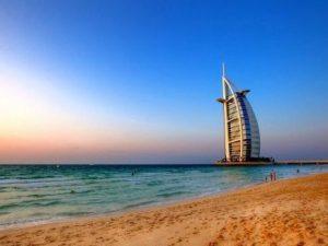 Popular beaches of Dubai