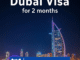 visit visa for UAE for 2 months price