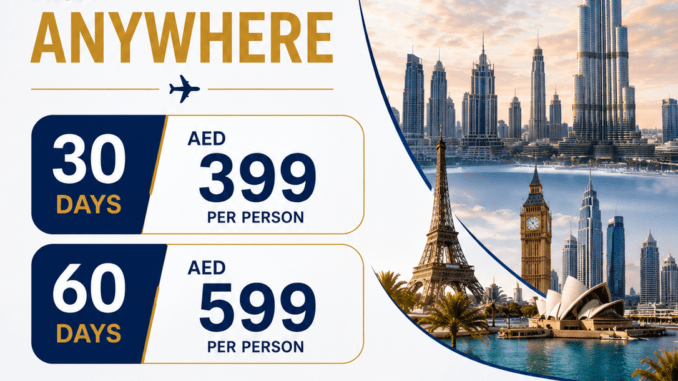 dubai visit visa price